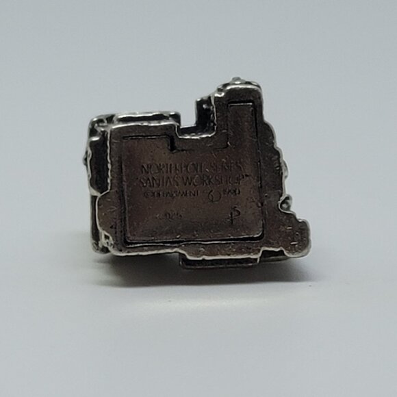 North Pole Series "Santa's Workshop" Sterling Charm - Picture 6 of 7